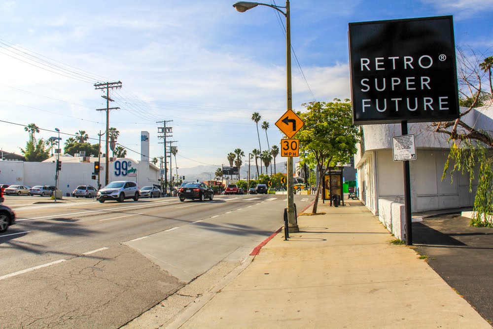 Sights on Sunset Blvd. in Silver Lake, Los Angeles, California by Michael Jiroch