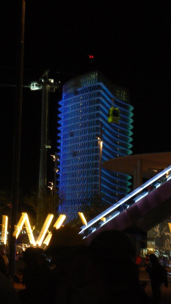 Expo Zaragoza'2008 ( torre del agua de noche ) by pmbrea