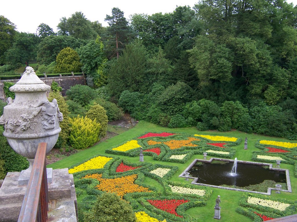 Dutch Garden at Lyme Park by Yvette