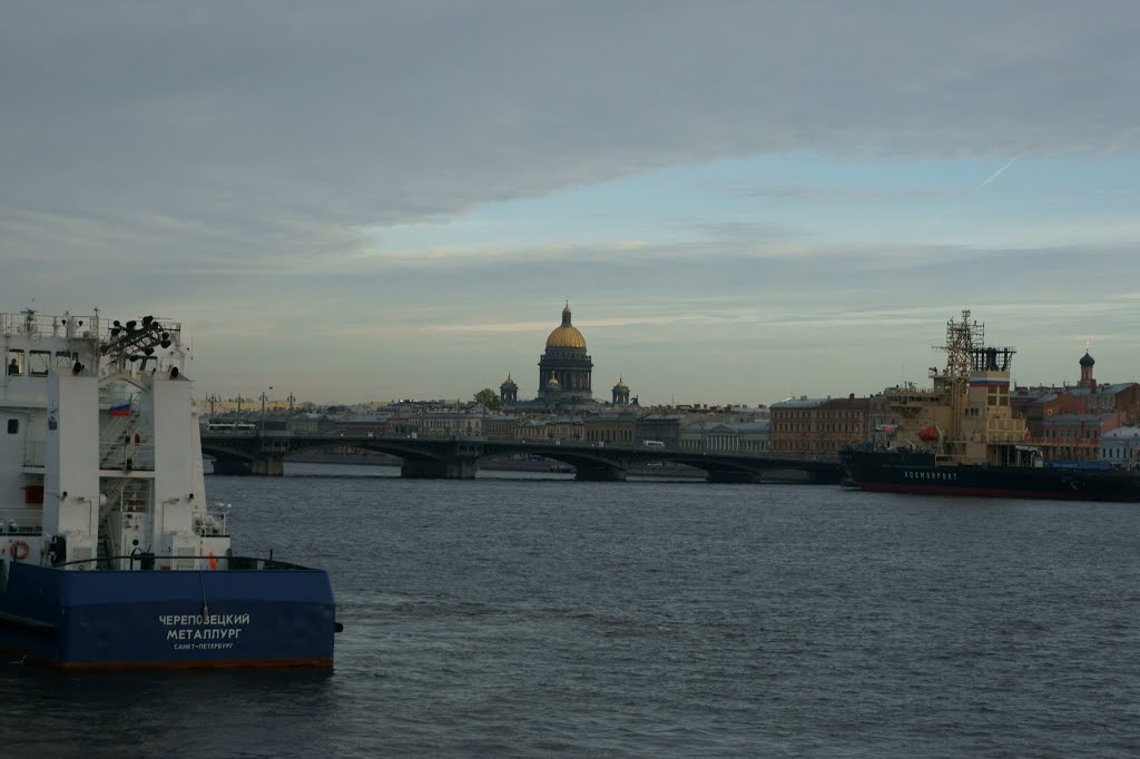 Vasileostrovsky District, St Petersburg, Russia by andrey malyshev