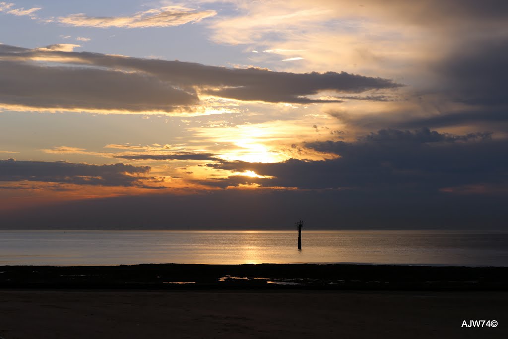 Sunset Margate Winter Gardens by Alan W