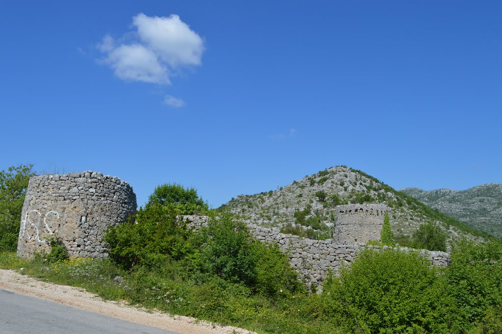 Dillultnnum Fortress Ruins in Hutovo / Neum (2) by Kostas Asimakopoulos