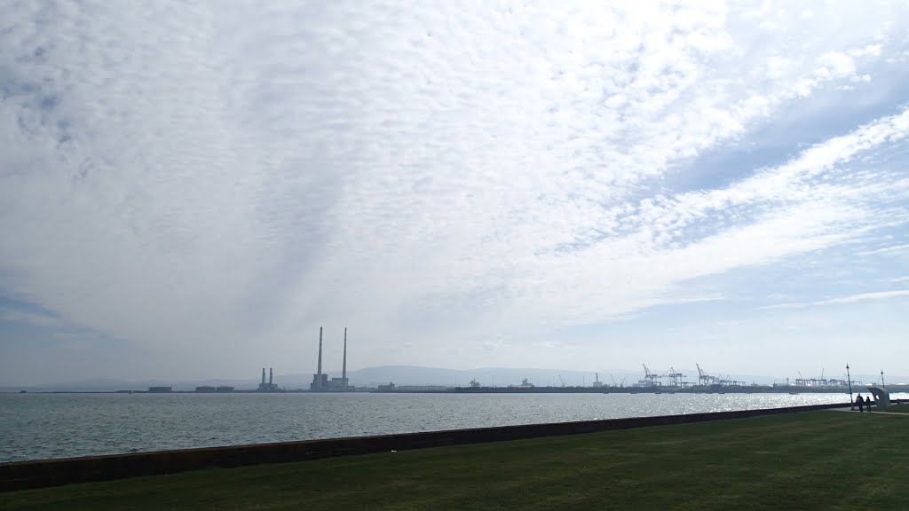 View of Ringsend from Clontarf, Dublin by Kevin Forkan