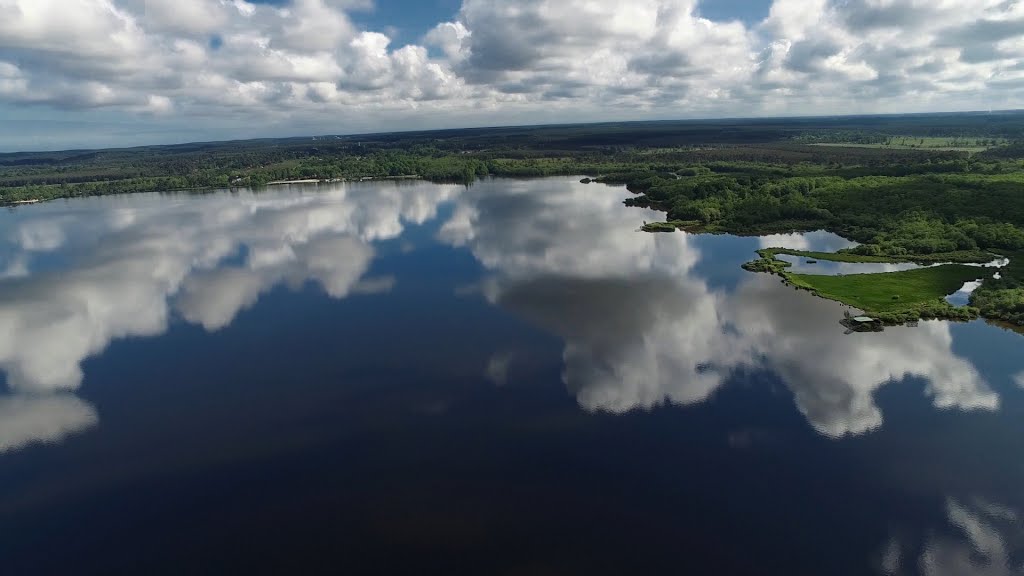 Lac of Léon south of France by christian vigna