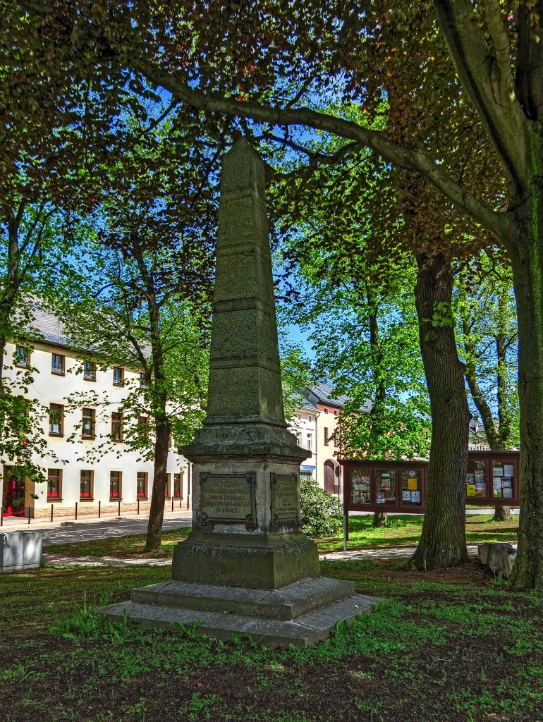 Zöblitz - Stele zur Erinnerung an den Deutsch-französischen Krieg 1870/71 by Rudolf Henkel