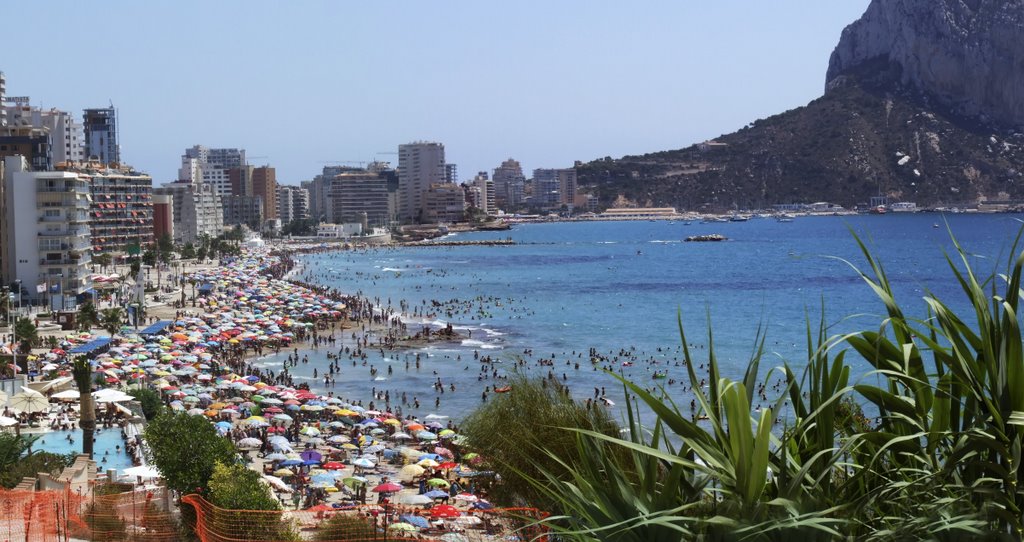 High Summer Calpe Beach by Martin Parker