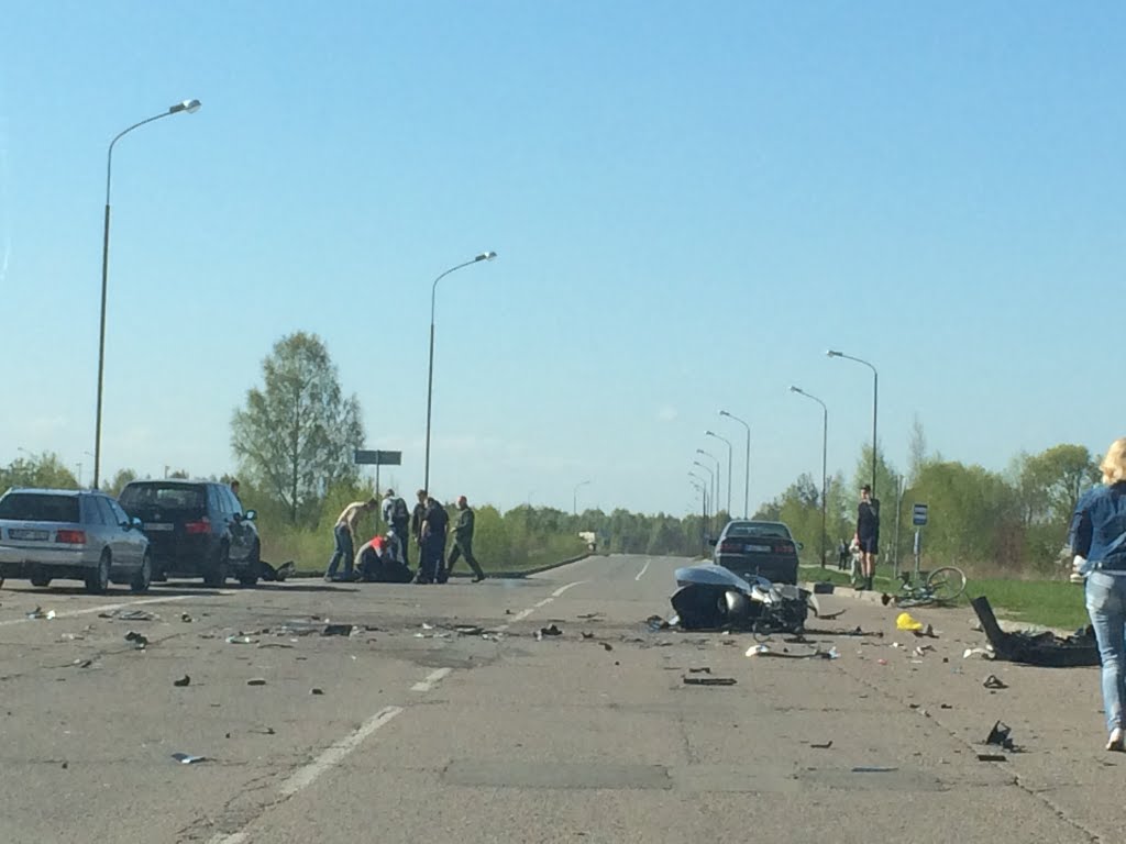 Incident on the road in Siauliai city by Aurimas Nausėda