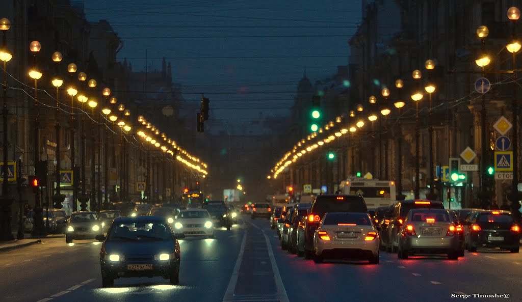 САНКТ-ПЕТЕРБУРГ. Перспектива Невского. / Saint Petersburg. Nevsky Prospect. by Serge Timoshe