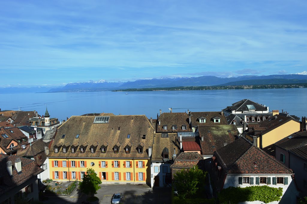 Lago Lemano dal castello di Nyon by Geo S