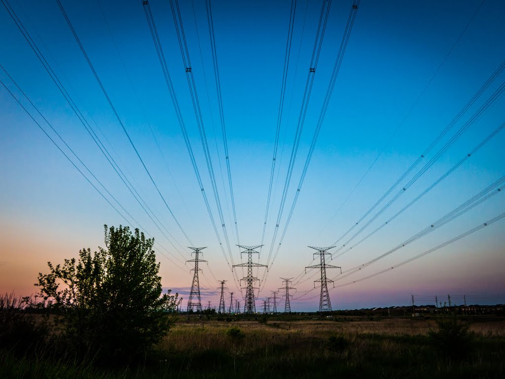 Mississauga Power Lines by Benjamin Clarke