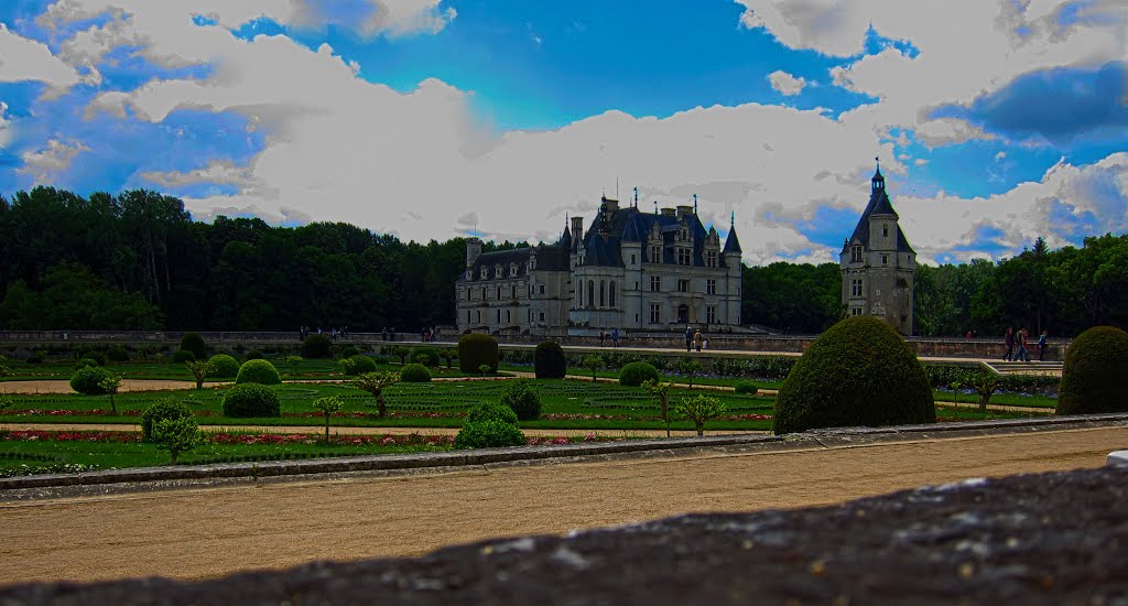 Chenonceaux Wasserschloss by Siegfried Koegler