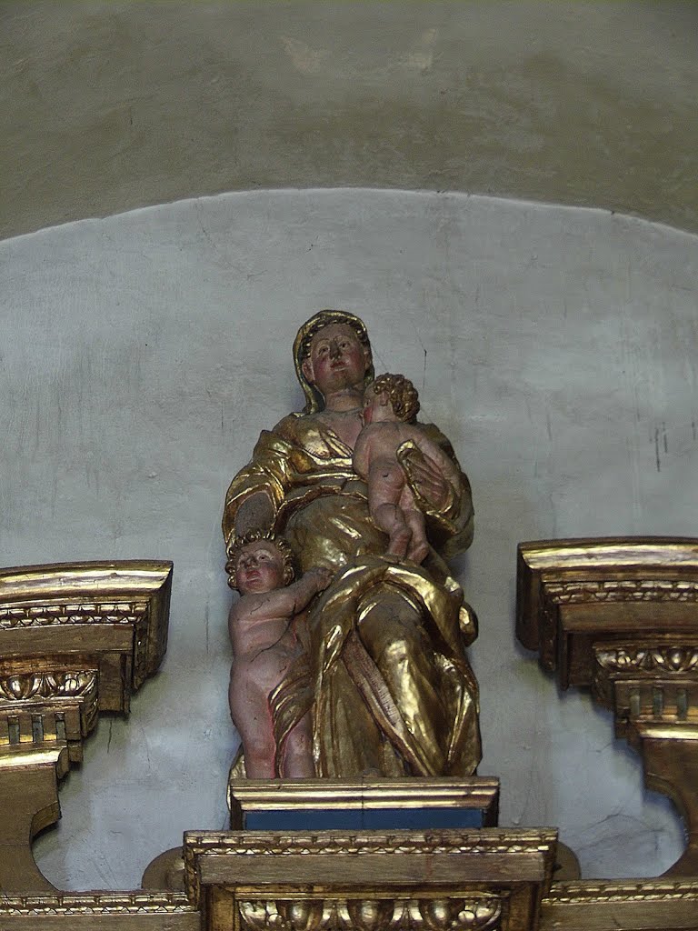 Madonna con Gesù e San Giovannino (XVII sec.) by Alberto Barcellari