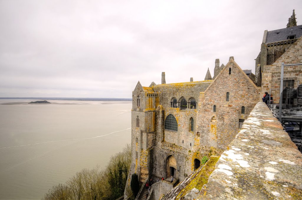 Abbaye du Mont Saint Michel, Normandie by Jean Louis Capdevill…