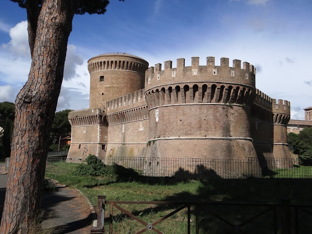 Castello di Giulio II in Ostia Antica by Helena Geri