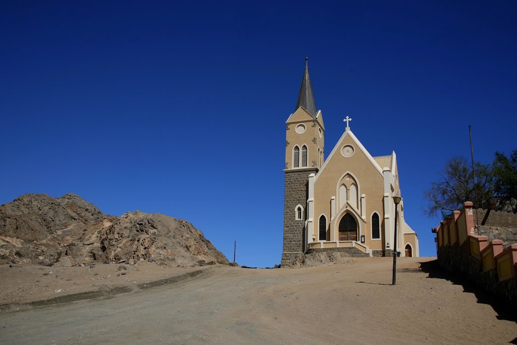 Felsenkirche, Lüderitz, Karas, Namibia by Hans Sterkendries