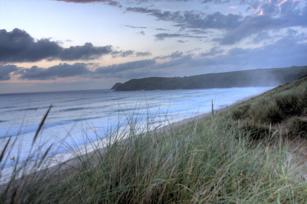 Sunset at Perranporth by Darius Kay