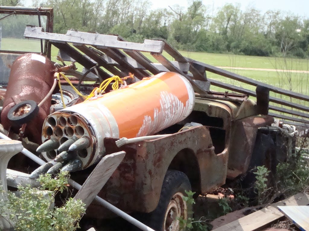 Old M151 Series Jeep With Missile Pod by Michael Hogue