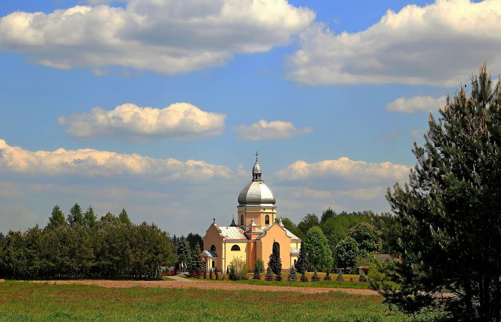 Cetula . Pow. Jarosław . Kościół pw. Św. Antoniego . Dawna cerkiew greckokatolicka pw . Św. Michała Archanioła . Zbudowana w latach 20 - ch XX wieku . by Grzegorz Dzięciołows…