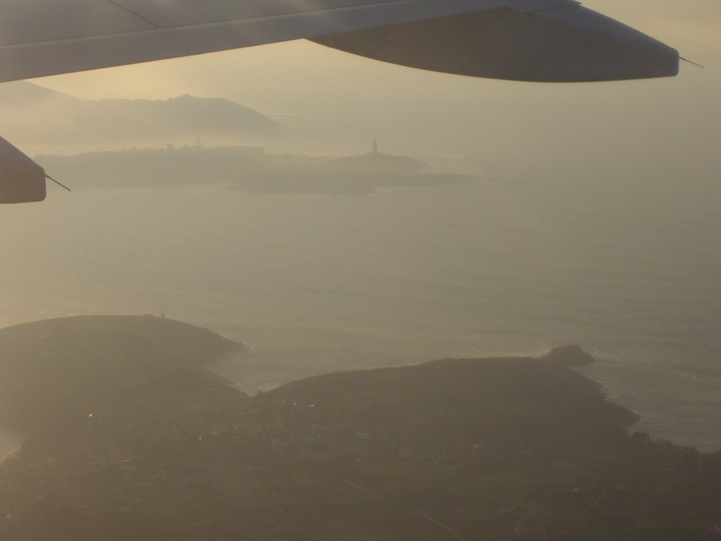 A Coruña dende Mera (aerea) by José María Bañobre