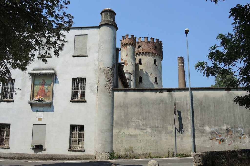 Cotonificio Visconti di Modrone Velvis_torri merlate, Vaprio d'Adda by antonio cassinotti