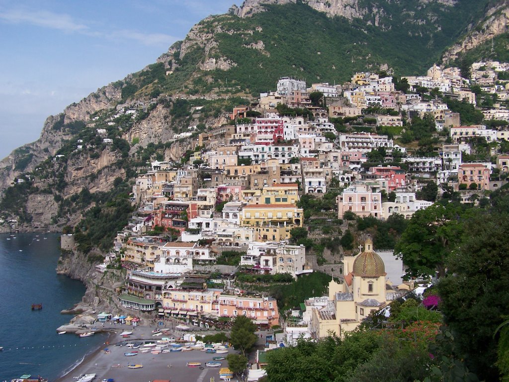 Positano dall'alto by Simone Tagliaferri