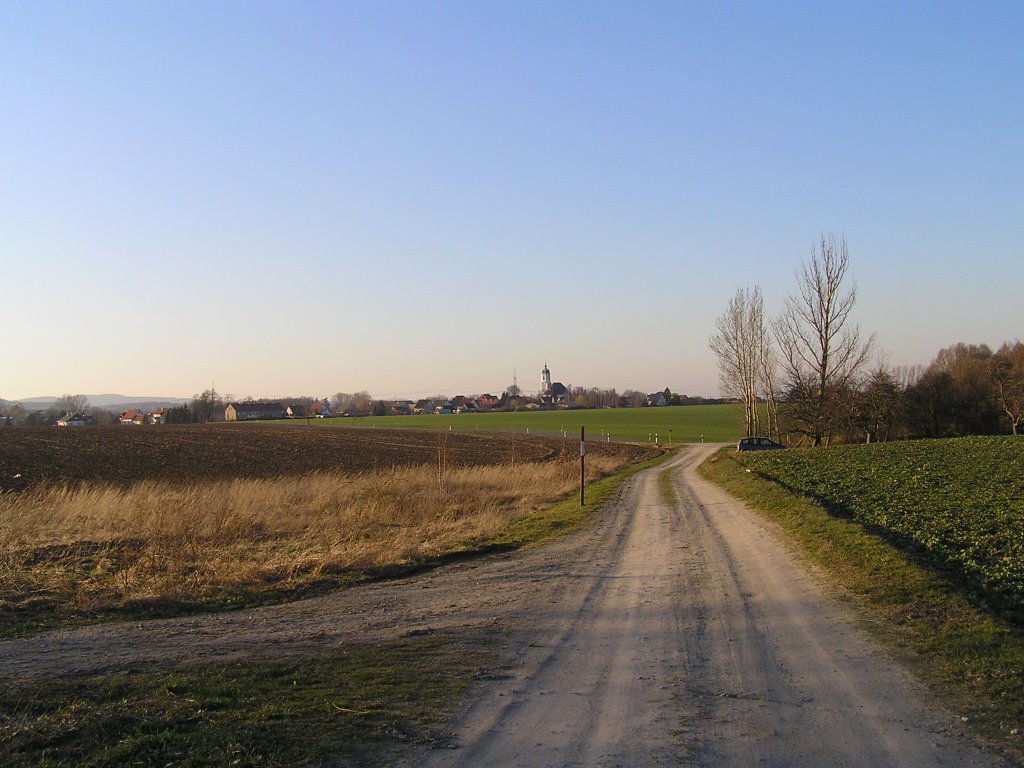 Zufahrt zum Taucherwald mit Blick auf Uhyst a.T. by tomasch1