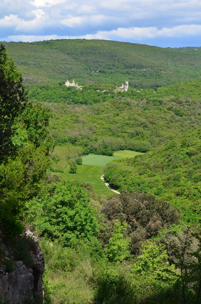 Pogled na Limsku dragu i Dvigrad by Zlatko Gustin