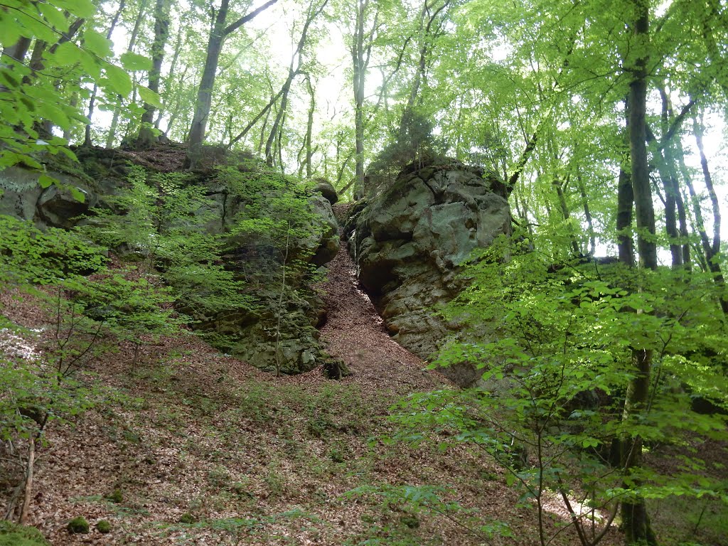 Larochette, Luxembourg by Nikos Sarantakos