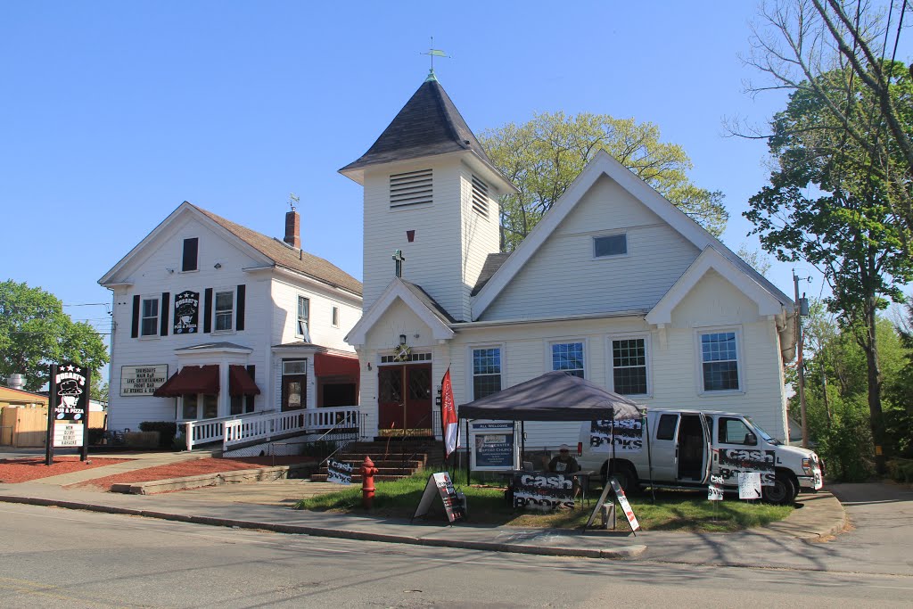 Cash for Books at Bogart's & the Baptist Church, Bridgewater MA by John Mackinnon