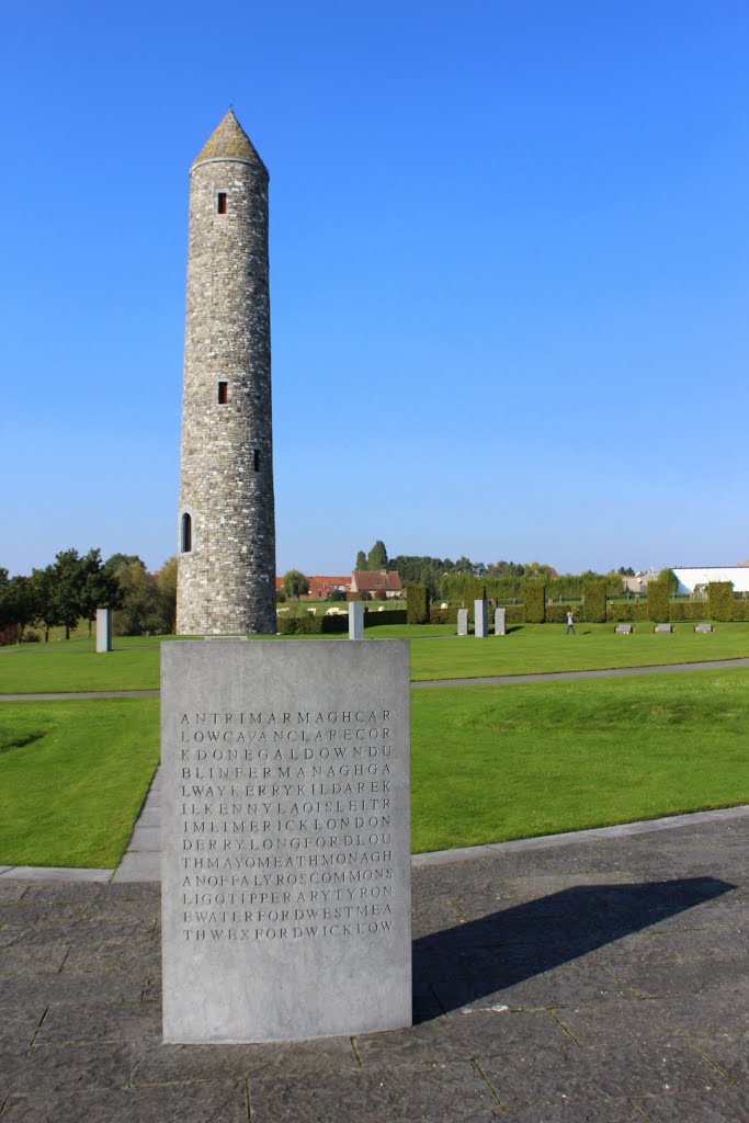 Island of Ireland Peace Park, Mesen, West-Vlaanderen, België by Hans Sterkendries