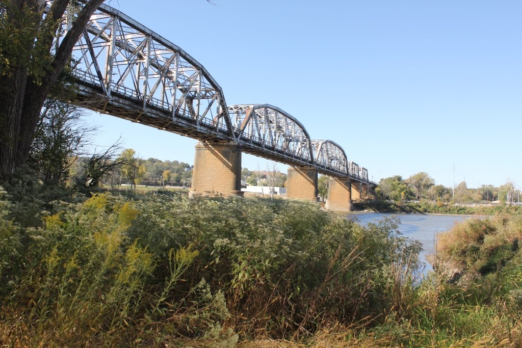 Omaha Rail Bridge by John Marvig Bridges