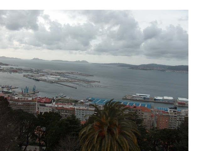 Bahia de vigo desde el monte del castro by Manuel Martin Sabor