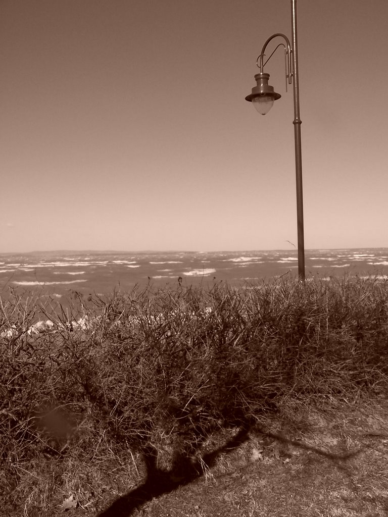 Balaton in sepia by Deuka