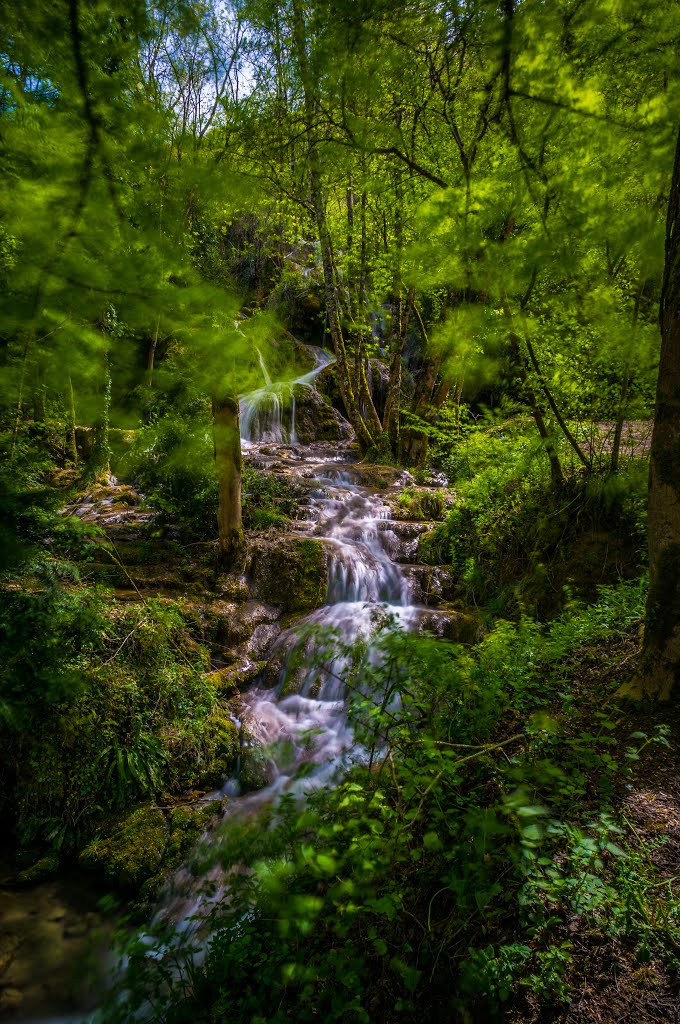 Cascade de la Turasse, Roquefort-les-Cascades by Nicolas Fourcade