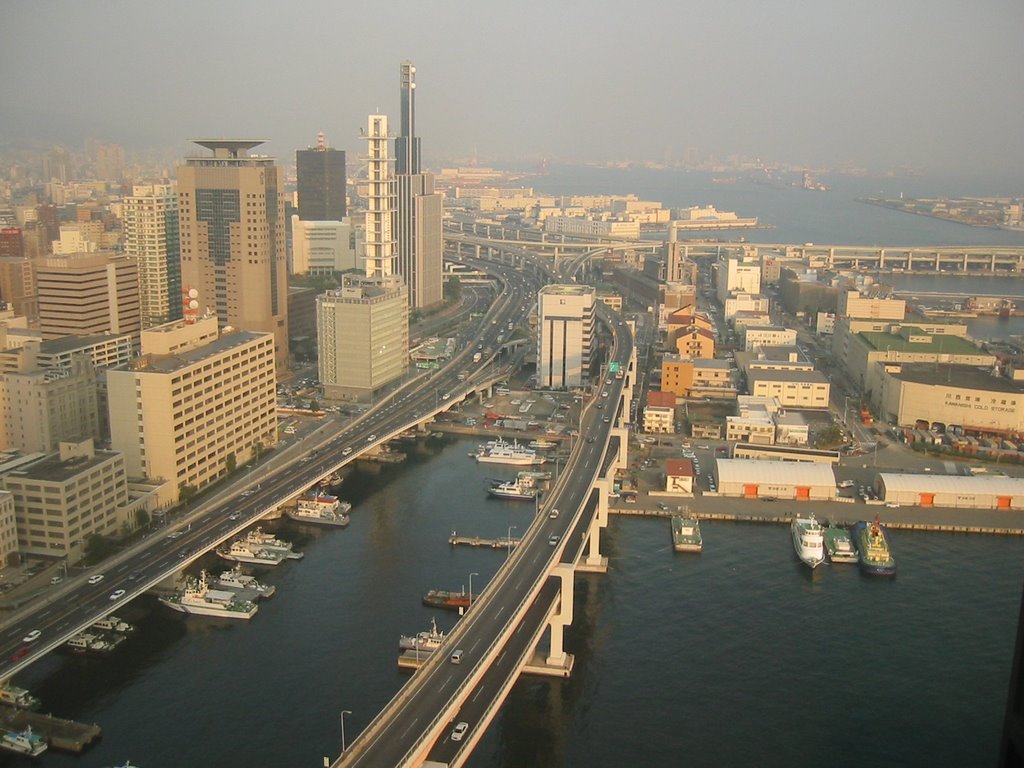 View from Hotel Okura Kobe by chatani