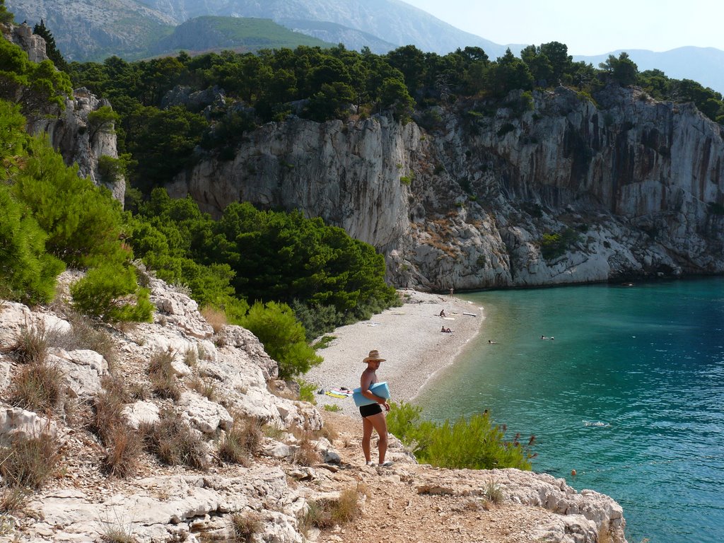 Nude beach between Makarska and Tucepi by Belphegor