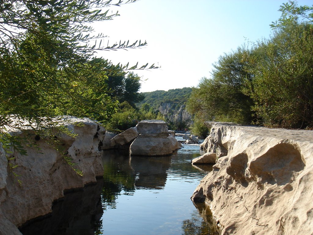 Chassezac river at Chaulet by stephane.labrosse