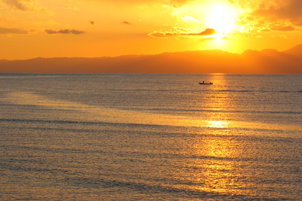 Sunset in Enoshima・江の島からの夕日 by kikihime