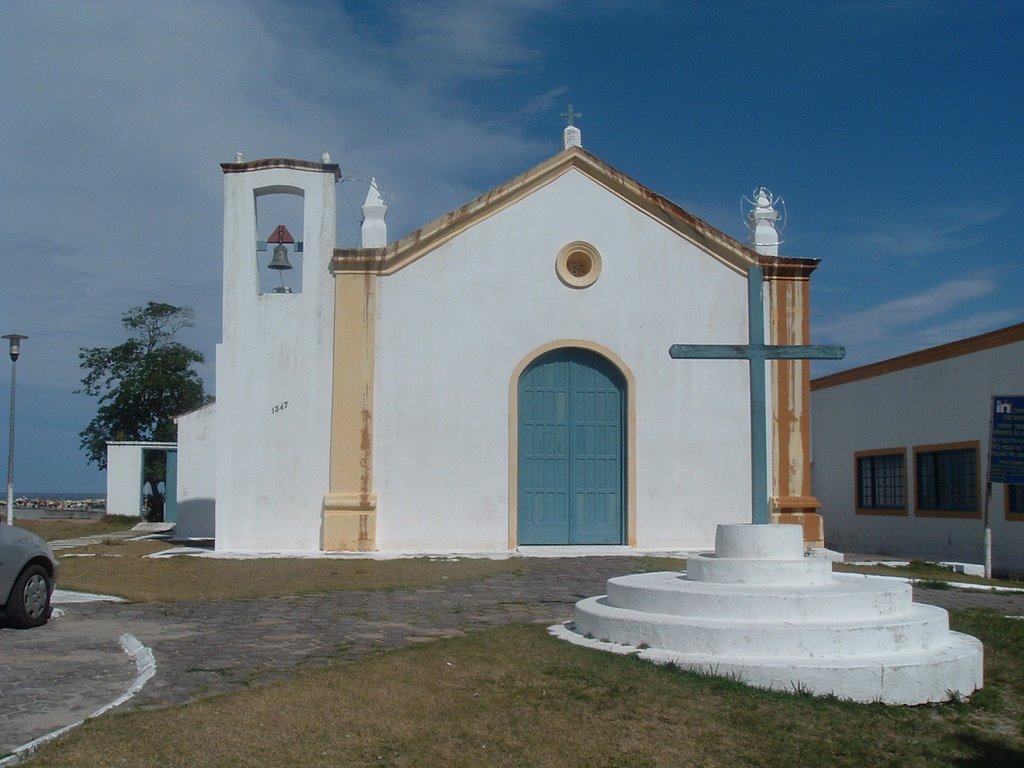 Capela de São Sebastião do Campeche - The chapel was built in 1826. Behind it there is a cemetery by Djalmo