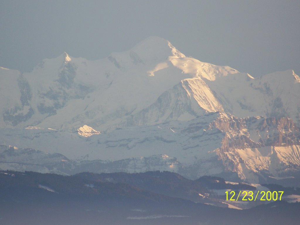 Mt Blanc côté 23 decembre 2007 by constance.D