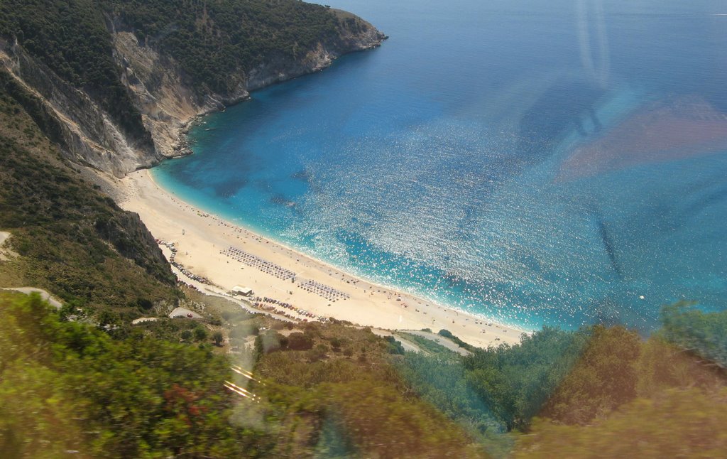 Myrtos beach by john smart