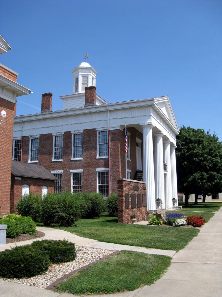 Knox Co. IL Courthouse from 1839 until 1873 by Grif