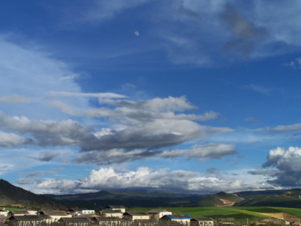 View from Songzanlin monastery by Tyler.Chen