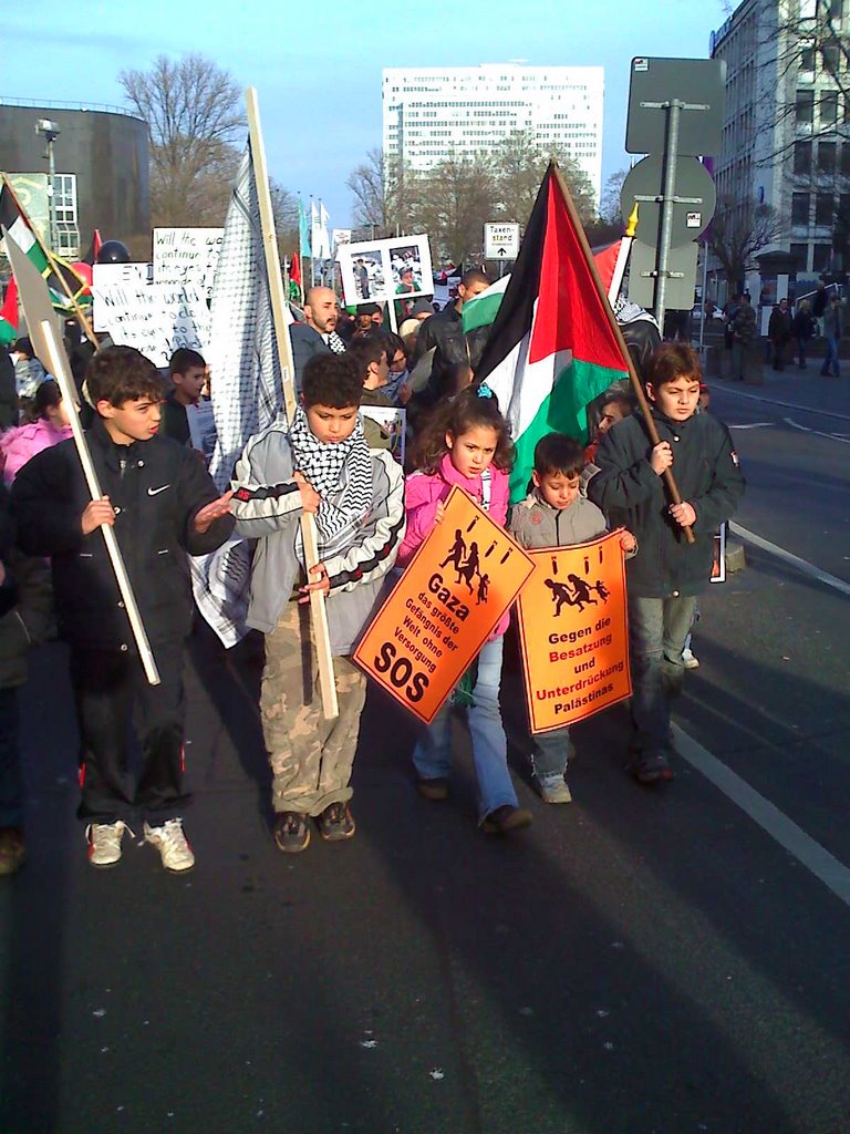 Gaza-Demo-2008 by Wael Al Saad