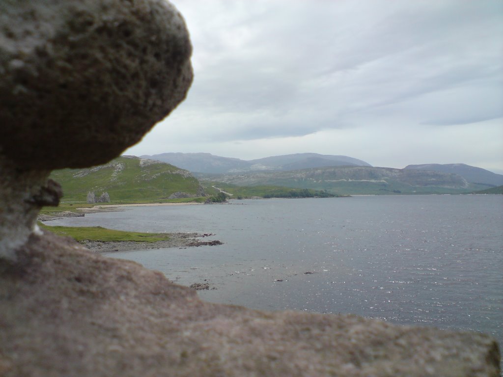 Calda House From Ardvreck Castle by Harry Shave