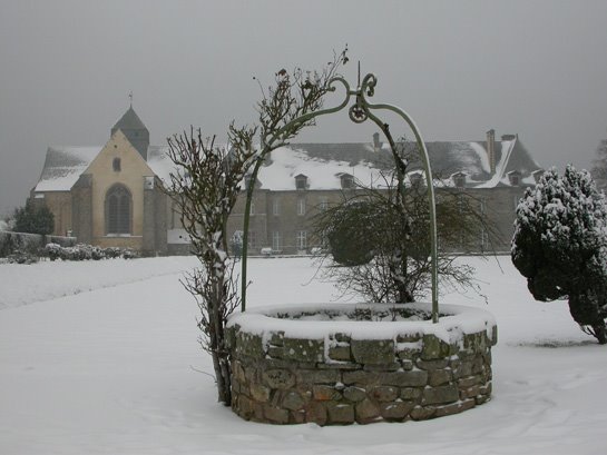 Abbaye en hiver by deckard22