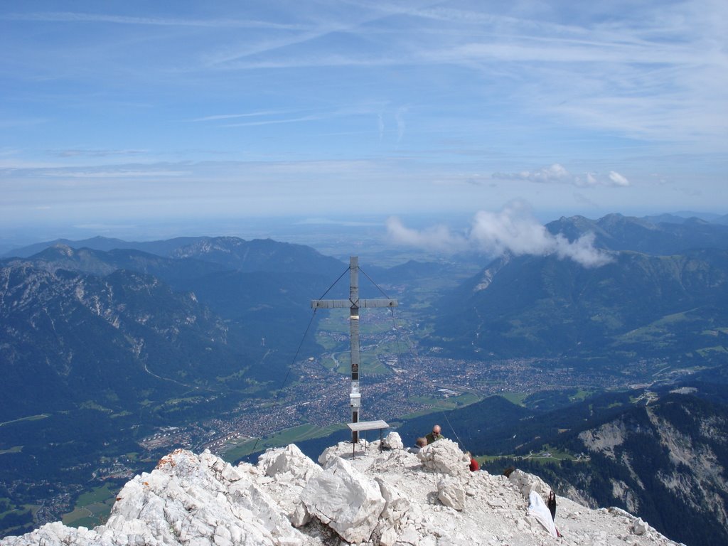 Blick auf Garmisch by Freikletterer