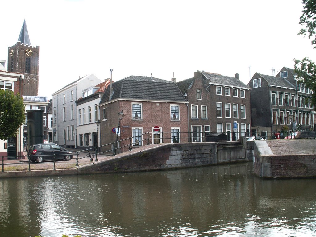 Schiedam - Aan de Schie (2) by J.G. Nuijten