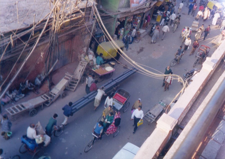 Old Delhi street scene by ryemang