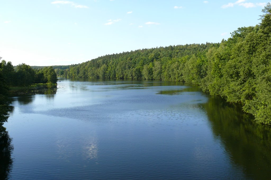 Tleń. Widok z mostu kolejowego by ireco